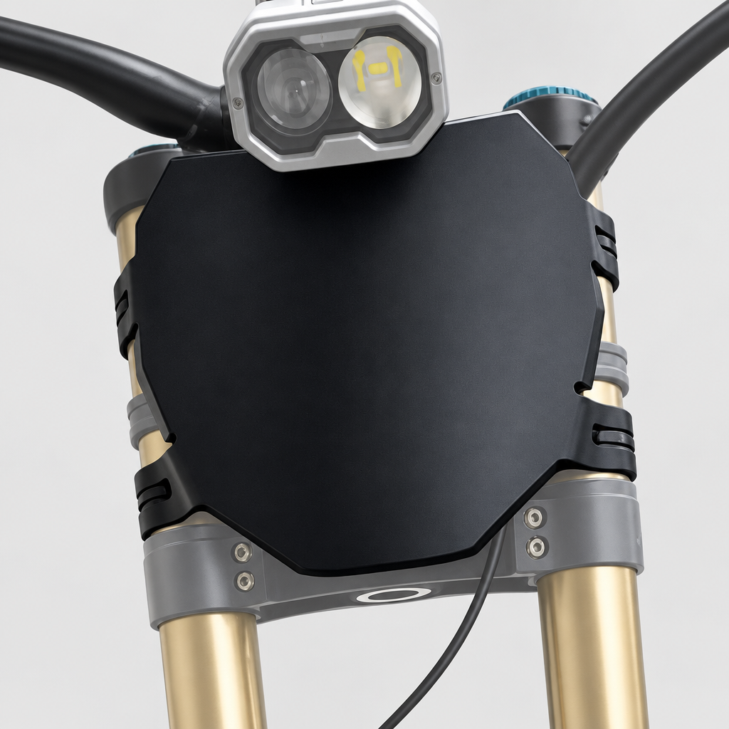 Front plate with included cable ties