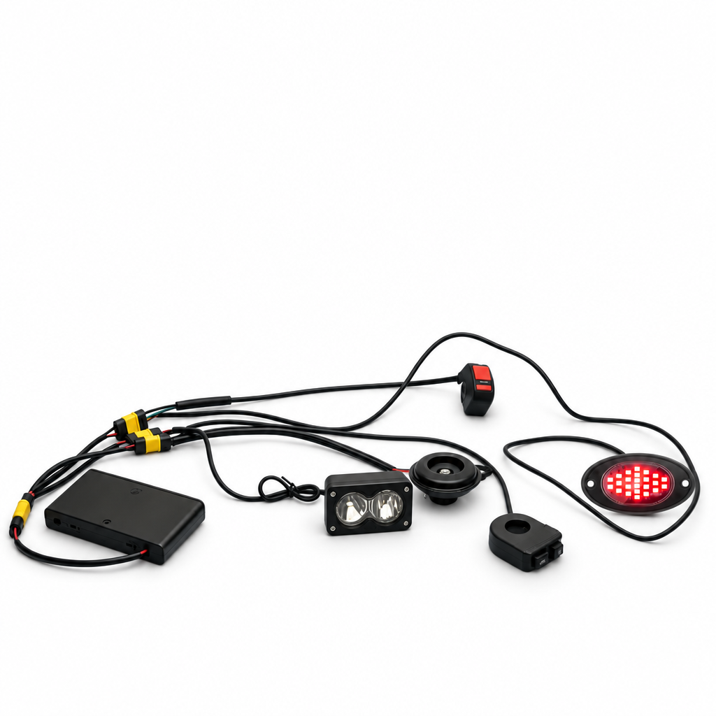 V2 18W Battery Powered Baja Light, Horn & Rock Light Combo - Factory Grade